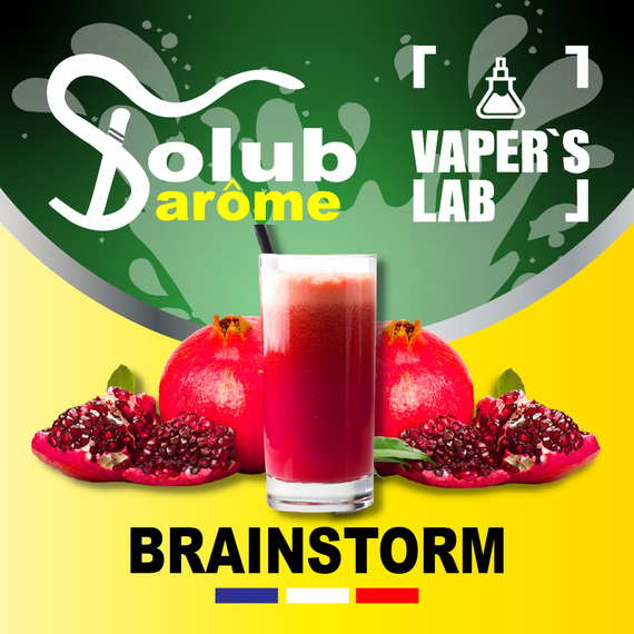 Відгуки на Ароматизатори для рідини вейпів Solub Arome "Brainstorm" (Гранатовий напій) 