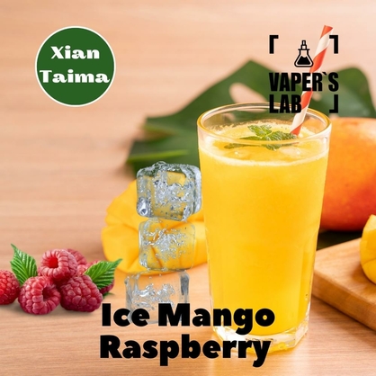 Фото, Видео, Аромки для вейпов Xi'an Taima "Ice Mango Raspberry" (Холодный манго и малина) 