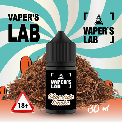 Фото, Видео на солевую жижу дешево Vaper's LAB Salt "Chocolate smoke" 30 ml