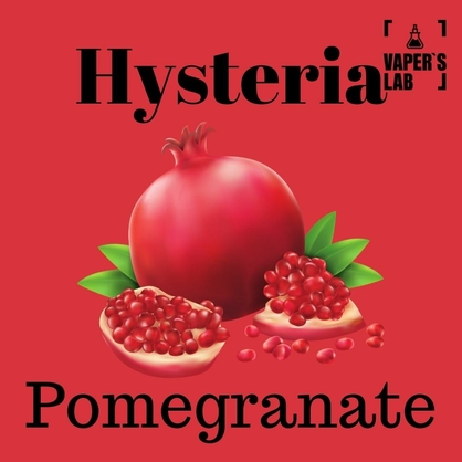 Фото, Видео на жижу для подов Hysteria Salt "Pomegranate" 15 ml