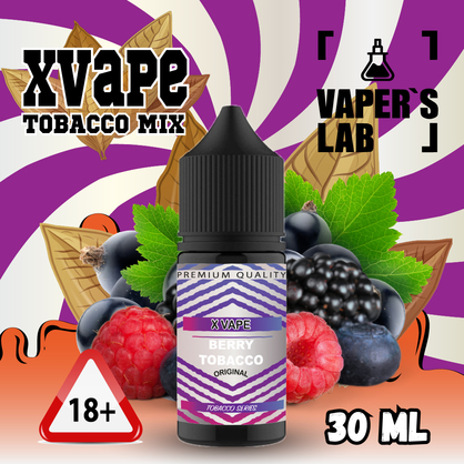 Фото, Відеоогляди Рідина Salt XVape Salt Berry Tobacco 30 ml