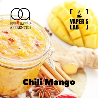 Фото, Відеоогляди на Ароматизатор для самозамісу TPA "Chili mango" (Манго зі спеціями) 