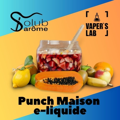 Фото, Відеоогляди на ароматизатор для самозамісу Solub Arome "Punch Maison e-liquide" (Екзотичний пунш) 