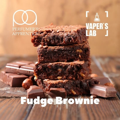 Фото, Відеоогляди на Ароматизатори для вейпа TPA "Fudge Brownie" (Шоколадний пиріг з карамеллю) 