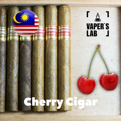 Фото на Ароматизатор для вейпа Malaysia flavors Cherry Cigar