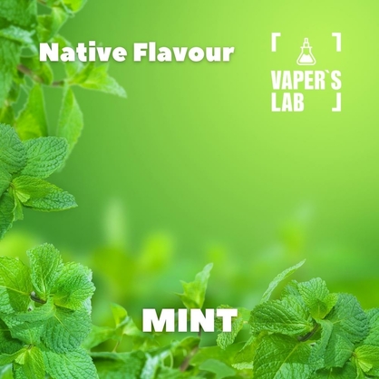 Фото, Відеоогляди на Натуральні ароматизатори для вейпів Native Flavour "Mint" 30мл 