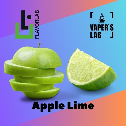 Фото на Ароматизатор для вейпа Flavor Lab Apple Lime 10 мл