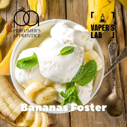 Фото, Видео, Арома для самозамеса TPA "Bananas Foster (DX)" (Банановое мороженое) 