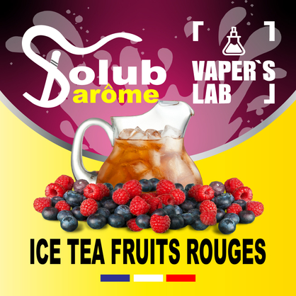 Фото, Видео, Ароматизатор для вейпа Solub Arome "Ice-T fruits rouges" (Ягодный чай) 