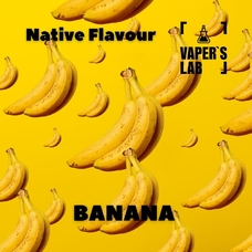Ароматизатори для сольового нікотину Натуральні ароматизатори для вейпа Native Flavour Banana 30мл