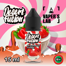 Жижи для пода Dessert Fusion Salt 15 мл Strawberry Cream