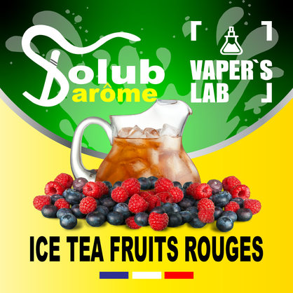 Фото, Видео, Ароматизатор для вейпа Solub Arome "Ice-T fruits rouges" (Ягодный чай) 