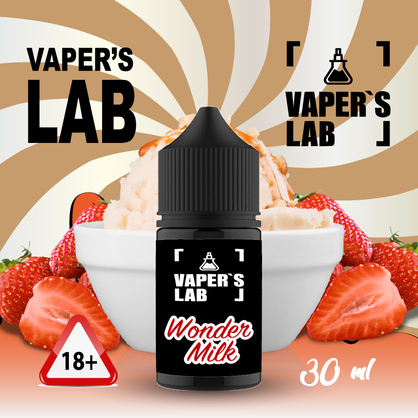 Фото, Відеоогляди Рідина Salt Vaper's LAB Salt Wonder milk 30 ml