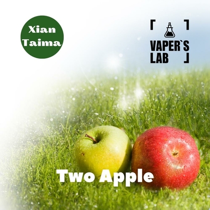 Фото, Відеоогляди на Харчовий ароматизатор для вейпа Xi'an Taima "Two Apple" (Два яблука) 
