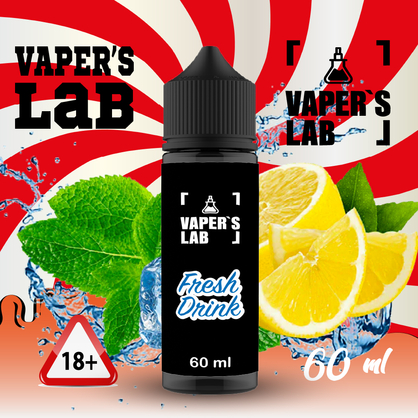 Фото, Відео на Заправки до вейпа Vapers Lab Fresh drink 60 ml