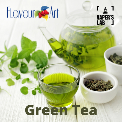 Фото на Аромку для вейпа FlavourArt Green Tea Зелёный чай