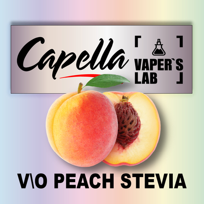 Фото на Aroma Capella Peach w_o Stevia Персик без стевії