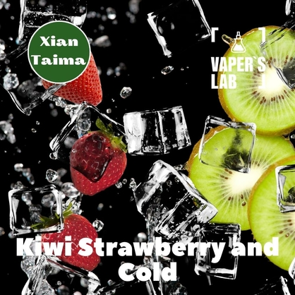 Фото, Видео, Аромки для самозамеса Xi'an Taima "Kiwi Strawberry and Cold" (Киви с клубникой и холодком) 