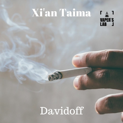 Фото, Видео, Ароматизаторы для вейпа купить украина Xi'an Taima "Davidoff" (Сигареты Давидоф) 