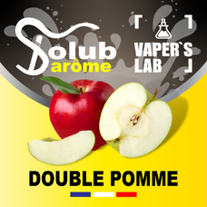 Купити ароматизатор для самозамісу Solub Arome "Double pomme" (Червоне та зелене яблуко)
