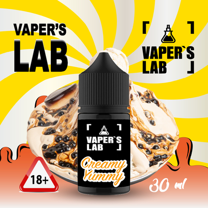 Фото, Видео жижа солевая Vaper's LAB Salt "Creamy yammy" 30 ml