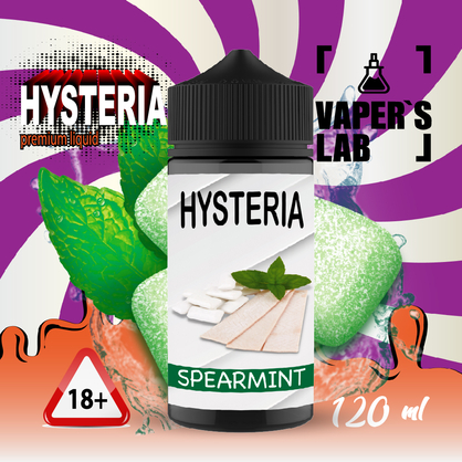 Фото жижа для вейпа без никотина купить hysteria spearmint 100 ml