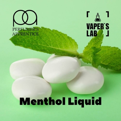 Фото, Видео, Ароматизаторы вкуса TPA "Menthol Liquid" (Ментол) 