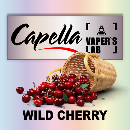 Фото на аромку Capella Wild Cherry with Stevia Дикая Вишня