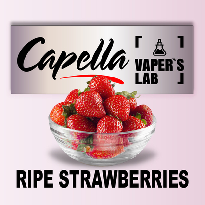 Фото на аромку Capella Ripe Strawberries Спелая клубника