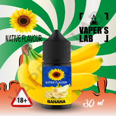 Рідини Salt для POD систем Native Flavour Banana 30