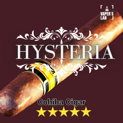 Фото заправка до електронної сигарети hysteria cohiba cigar 30 ml