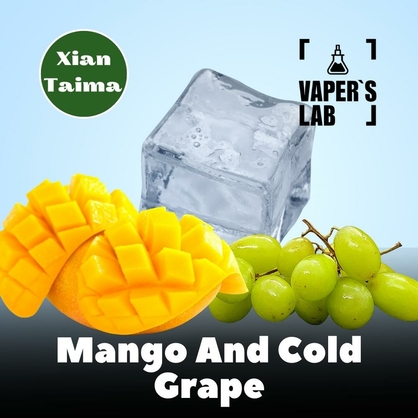 Фото, Відеоогляди на Найкращі харчові ароматизатори Xi'an Taima "Mango and Cold Grape" (Манго та холодний виноград) 