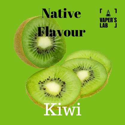 Фото, Видео на жидкость для вейпа Native Flavour Kiwi 100 ml