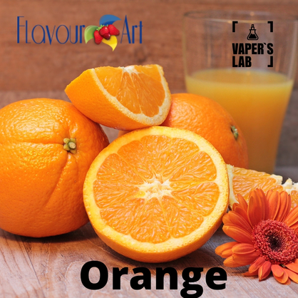 Фото, Відеоогляди на Аромки для вейпа FlavourArt Orange Апельсин