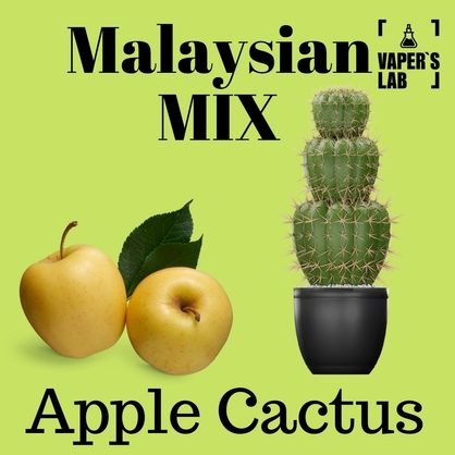 Фото, Видео на жижу на под Malaysian MIX Salt "Apple cactus" 15 ml