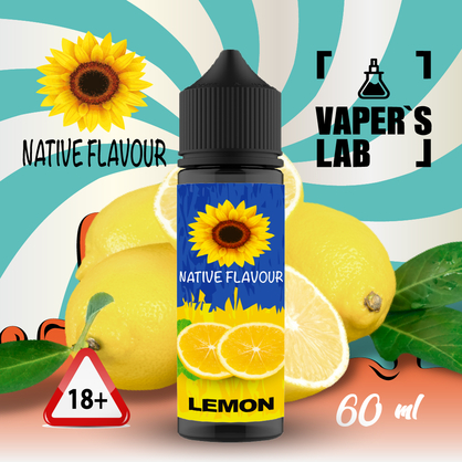 Фото рідина для підсистем native flavour lemon 60 ml