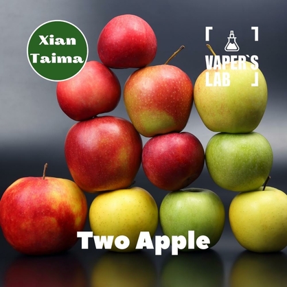 Фото, Відеоогляди на Харчовий ароматизатор для вейпа Xi'an Taima "Two Apple" (Два яблука) 