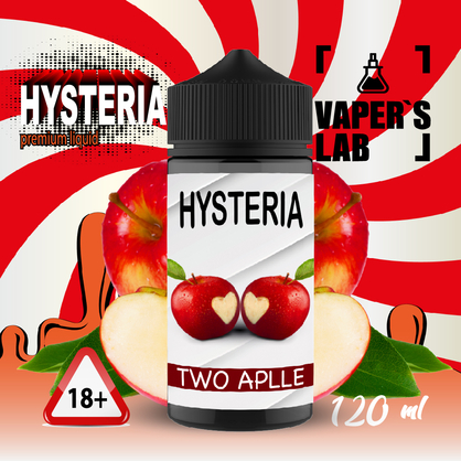 Фото купить жидкость hysteria two apples 100 ml