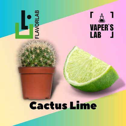 Фото, Відеоогляди на Аромки для вейпа Flavor Lab Cactus Lime 10 мл