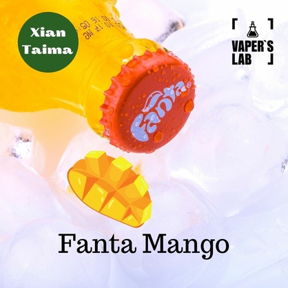 Фото, Видео, Ароматизаторы для вейпа купить украина Xi'an Taima "Fanta Mango" (Фанта манго) 