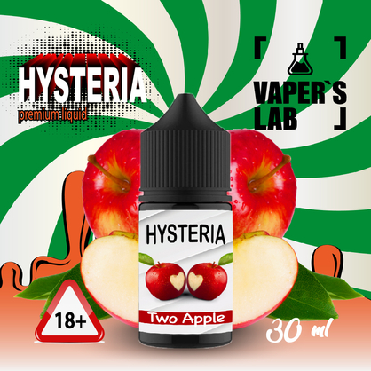 Фото, Видео на солевую жидкость для пода Hysteria Salt "Two Apple" 30 ml