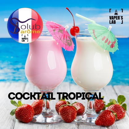 Фото, Видео, Компоненты для самозамеса Solub Arome "Cocktail tropical" (Тропический коктейль) 