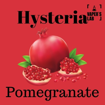 Фото, Видео на заправки для вейпа Hysteria Pomegranate 100 ml