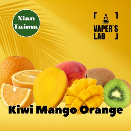 Фото, Відеоогляди на Аромки для вейпів Xi'an Taima "Kiwi Mango Orange" (Ківі манго апельсин) 