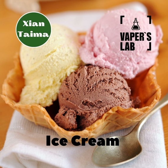 Отзывы на Ароматизаторы для жидкости вейпов Xi'an Taima "Ice cream" (Мороженое) 