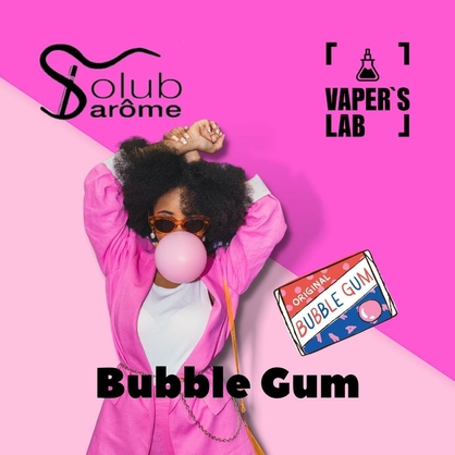 Фото, Видео, Ароматизатор для жижи Solub Arome "Bubble gum" (Жвачка) 