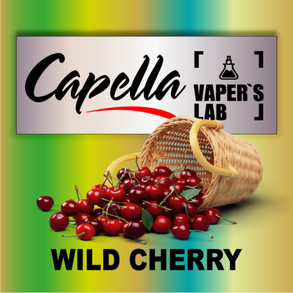 Фото на Ароматизатор Capella Wild Cherry with Stevia Дика Вишня