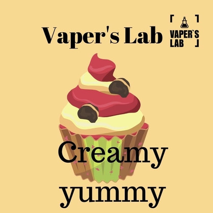 Фото заправка для вейпа дешево vapers lab creamy yummy 120 ml