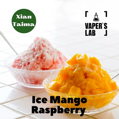 Фото, Видео, Аромки для вейпов Xi'an Taima "Ice Mango Raspberry" (Холодный манго и малина) 