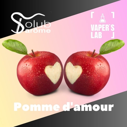 Фото, Видео, Ароматизаторы для вейпа купить украина Solub Arome "Pomme d\'amour" (Райское яблоко) 